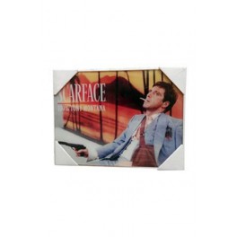 Poster Vidrio Scarface 100% Tony Montana 40x30