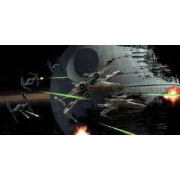 Poster Vidrio Star Wars X-Wing vs Tie 60x30