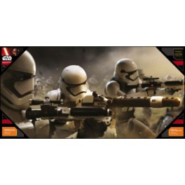Poster Vidrio Star Wars Stormtrooper Batalla 60x30