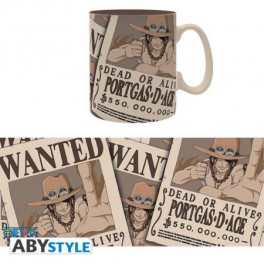 Taza One Piece Wanted Ace