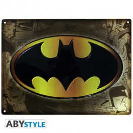 Placa de Metal Batman 28x38