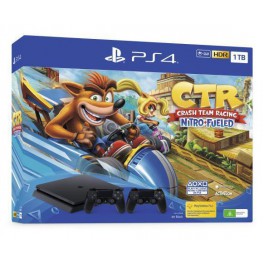 Consola PS4 Slim 1TB + Crash Team Racing + 2 DualS