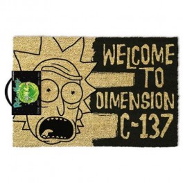Felpudo Rick & Morty Dimensión C-137 40