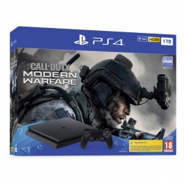 Consola PS4 Slim 1TB + Call of Duty Modern Warfare