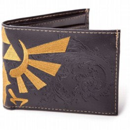 Cartera The Legend of Zelda Logo Negra