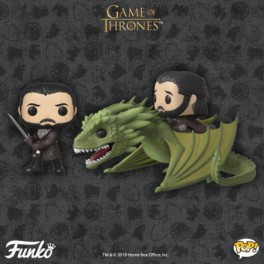 Figura POP Juego de Tronos 67 Jon Snow & Rhaeg