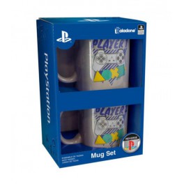 Set Tazas PlayStation Player 1 & Player 2