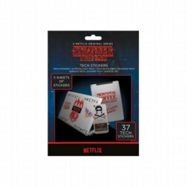 Set de pegatinas Stranger Things Tech Stickers