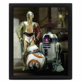 Cuadro 3D Star Wars Droids Ep. VII