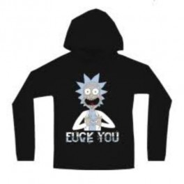 Sudadera Rick & Morty Negra - S