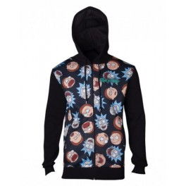 Sudadera Rick & Morty caras - M