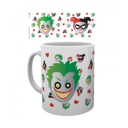 Taza DC Emoji Harley and Joker