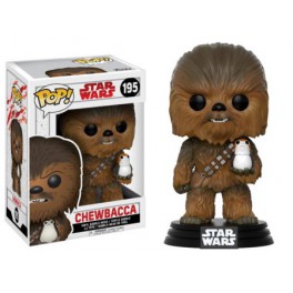 Figura POP Star Wars Ep. VIII 195 Chewbacca w/Porg