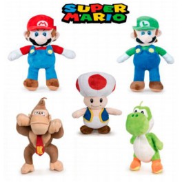 Peluche Nintendo Super Mario Bros Surtido 20cm