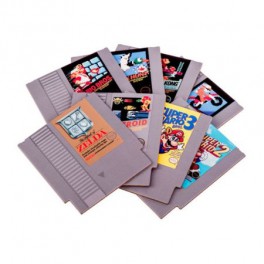 Set Posavasos Cartuchos Nintendo NES