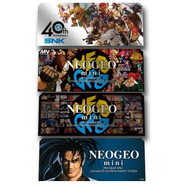 Sobre de 4 pegatinas Neo Geo Mini