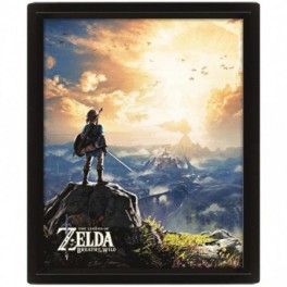 Cuadro 3D The Legend of Zelda Sunset
