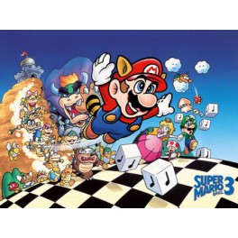 Lienzo Super Mario Bros 3 - Art (30x40cm)