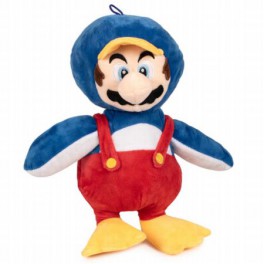 Peluche Super Mario Bros Mario Pingüino 35cm