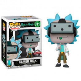 Figura POP Rick & Morty 741 Gamer Rick Exclusi