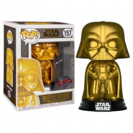 Figura POP Star Wars 157 Darth Vader Gold Metallic