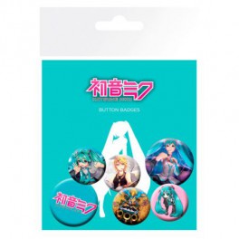 Set de chapas Hatsune Miku