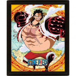 Cuadro 3D One Piece 4th Gear Flip