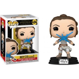 Figura POP Star Wars Ep. IX 434 Rey Two Lightsaber