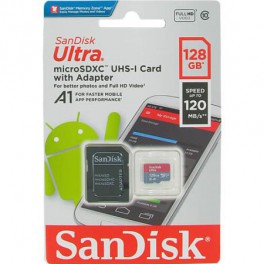 Memoria Micro SDXC SanDisk ultra 128GB 140 MB/s
