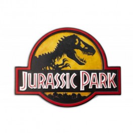 Cartel Metálico Logo Jurassic Park
