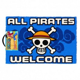 Felpudo One Piece - All pirates welcome