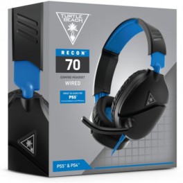 Auriculares Turtle Beach Recon 70 Black - PS5/PS4