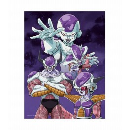 Poster Vidrio Dragon Ball Z Frieza Forms 30x40