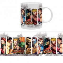 Taza Street Fighter Characters