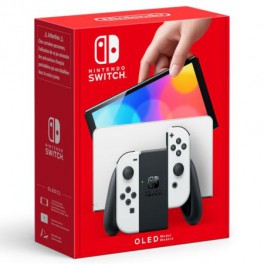 Consola Switch OLED Blanca + Mario Rabbids