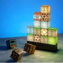 Lámpara Minecraft Block Building Light