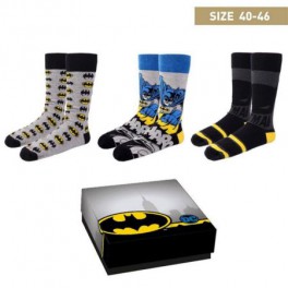 Pack 3 Calcetines DC Batman 40-46