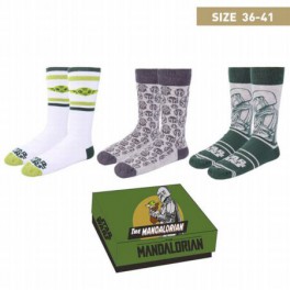 Pack 3 Calcetines The Mandalorian Star Wars 36-41