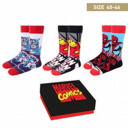 Pack 3 Calcetines Marvel Comics 40-46