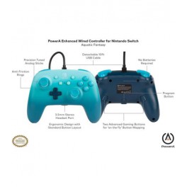 Mando Wired Controller Fantasy Fade Blue - Switch