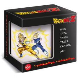 Taza cerámica 325ml Goku y Vegeta Fight DBZ