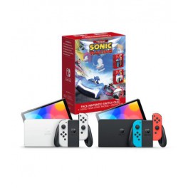 Consola Switch OLED Azul / Rojo + Sonic Racing