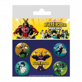 Set de chapas My Hero Academia Personajes Set de chapas My Hero Academia Personajes