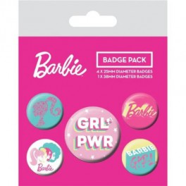 Set de chapas Barbie GRL Power