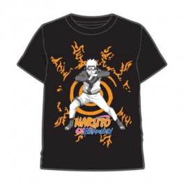 Camiseta Naruto Shippuden Negra - S