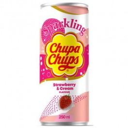 Refresco Chupa Chups Sabor a Fresa y Crema