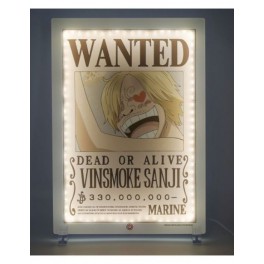 Lámpara LED Neon One Piece Wanted Sanji