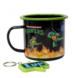 Taza Esmaltada TMNT Retro