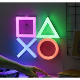 Lámpara LED Neon de Pared PlayStation