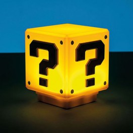 Lampara con Sonido Mini Question Block Super Mario